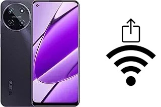 Como gerar um código QR com a senha Wifi em um Realme 11 4G