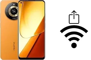 Como gerar um código QR com a senha Wifi em um Realme 11