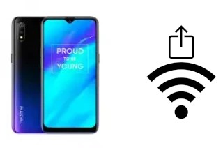 Como gerar um código QR com a senha Wifi em um Realme 3 MT6771