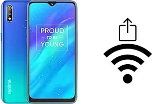 Como gerar um código QR com a senha Wifi em um Realme 3