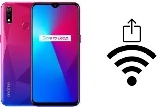 Como gerar um código QR com a senha Wifi em um Realme 3i