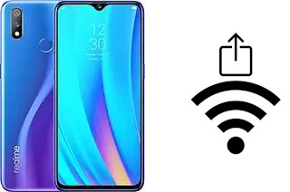 Como gerar um código QR com a senha Wifi em um Realme 3 Pro