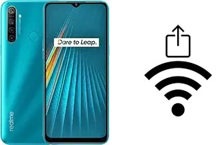 Como gerar um código QR com a senha Wifi em um Realme 5i