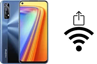 Como gerar um código QR com a senha Wifi em um Realme 7