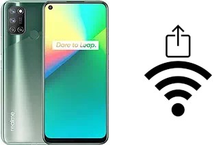 Como gerar um código QR com a senha Wifi em um Realme 7i