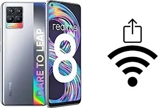 Como gerar um código QR com a senha Wifi em um Realme 8