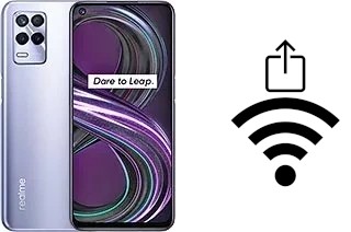 Como gerar um código QR com a senha Wifi em um Realme 8s 5G