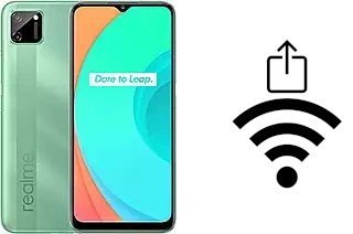 Como gerar um código QR com a senha Wifi em um Realme C11