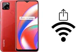 Como gerar um código QR com a senha Wifi em um Realme C12