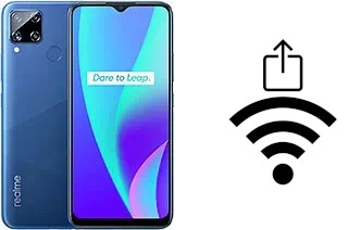 Como gerar um código QR com a senha Wifi em um Realme C15