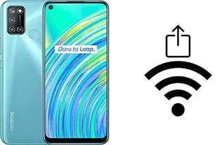 Como gerar um código QR com a senha Wifi em um Realme C17