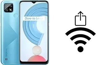 Como gerar um código QR com a senha Wifi em um Realme C21