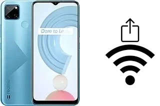 Como gerar um código QR com a senha Wifi em um Realme C21Y