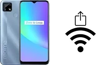 Como gerar um código QR com a senha Wifi em um Realme C25