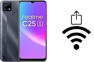 Como gerar um código QR com a senha Wifi em um Realme C25s