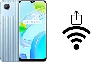 Como gerar um código QR com a senha Wifi em um Realme C30