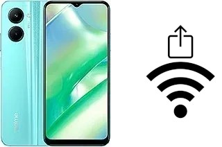 Como gerar um código QR com a senha Wifi em um Realme C33