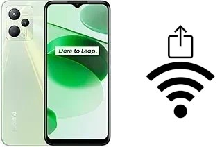 Como gerar um código QR com a senha Wifi em um Realme C35