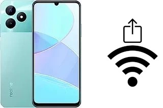 Como gerar um código QR com a senha Wifi em um Realme C51