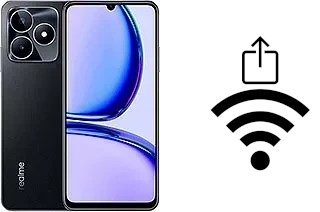 Como gerar um código QR com a senha Wifi em um Realme C53