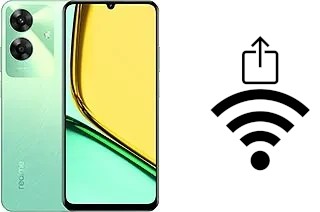 Como gerar um código QR com a senha Wifi em um Realme C61