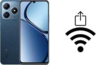 Como gerar um código QR com a senha Wifi em um Realme C63