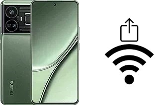 Como gerar um código QR com a senha Wifi em um Realme GT5 240W