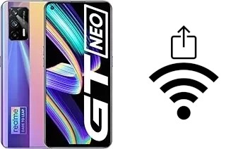 Como gerar um código QR com a senha Wifi em um Realme GT Neo