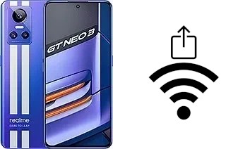 Como gerar um código QR com a senha Wifi em um Realme GT Neo3