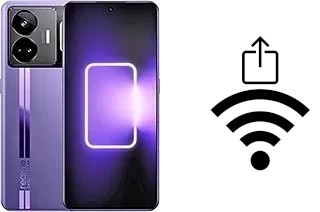 Como gerar um código QR com a senha Wifi em um Realme GT Neo 5 240W