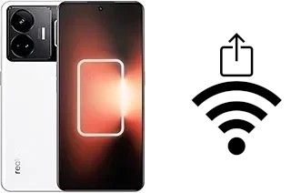 Como gerar um código QR com a senha Wifi em um Realme GT3