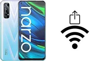 Como gerar um código QR com a senha Wifi em um Realme Narzo 20 Pro