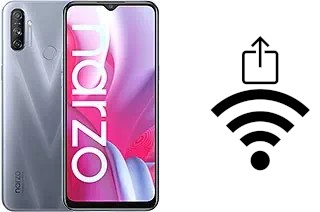 Como gerar um código QR com a senha Wifi em um Realme Narzo 20A