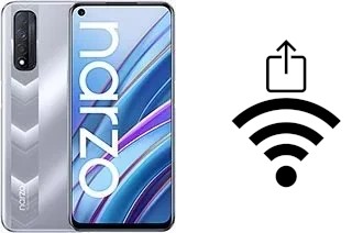 Como gerar um código QR com a senha Wifi em um Realme Narzo 30