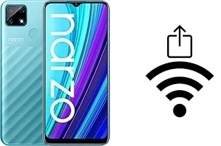 Como gerar um código QR com a senha Wifi em um Realme Narzo 30A