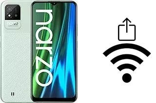 Como gerar um código QR com a senha Wifi em um Realme Narzo 50i