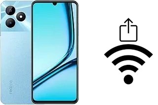 Como gerar um código QR com a senha Wifi em um Realme Note 50