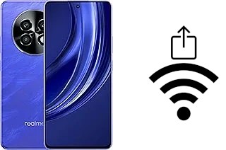 Como gerar um código QR com a senha Wifi em um Realme P1 Speed