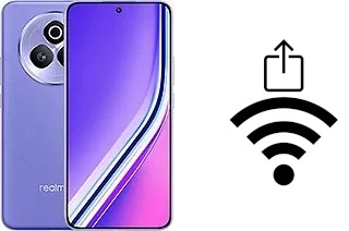 Como gerar um código QR com a senha Wifi em um Realme P3 Pro