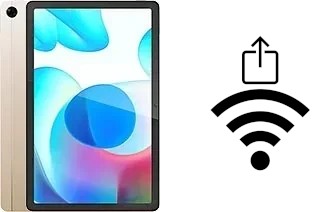 Como gerar um código QR com a senha Wifi em um Realme Pad