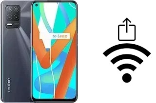 Como gerar um código QR com a senha Wifi em um Realme V13 5G