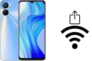 Como gerar um código QR com a senha Wifi em um Realme V20