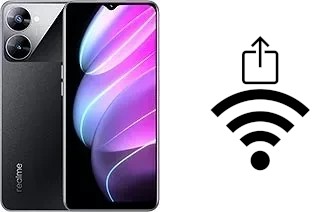 Como gerar um código QR com a senha Wifi em um Realme V30