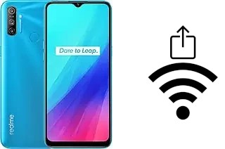 Como gerar um código QR com a senha Wifi em um Realme C3 (3 cameras)