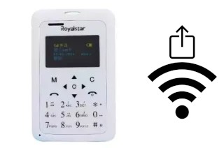 Como gerar um código QR com a senha Wifi em um RoyalStar W102