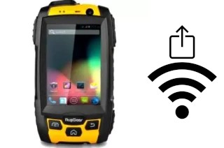 Como gerar um código QR com a senha Wifi em um RugGear RG220EX