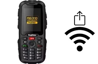 Como gerar um código QR com a senha Wifi em um RugGear RG310 Voyager