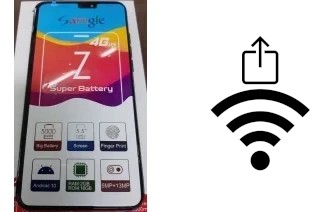 Como gerar um código QR com a senha Wifi em um Samgle Z