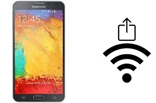 Como gerar um código QR com a senha Wifi em um Samsung Galaxy Note 3 Neo