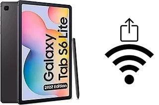 Como gerar um código QR com a senha Wifi em um Samsung Galaxy Tab S6 Lite (2022)